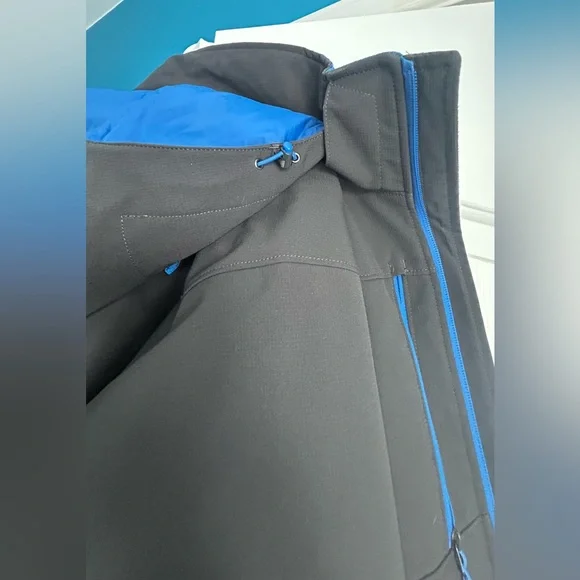 The North Face Black Jacket with Blue Highlights - Picture 12 of 14